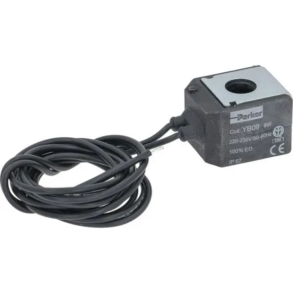 bobine-electrovanne-parker-yb09-230v-9w-304398k-machine-a-glacons Bobine électrovanne machine à glaçons PARKER YB09 IP67 220/230V 9W 50/60Hz 304398K 26-075 304396K LF1120361 371033