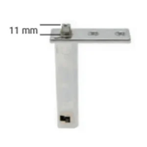 Charnière gauche-droite de réfrigération 02311 02310 100x74 mm