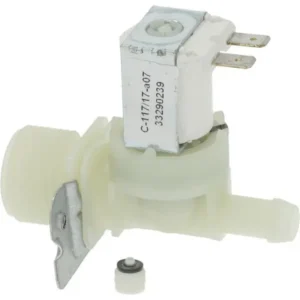 Electrovanne avec réducteur neutre 1.2 L/min pour machine à glaçons TYPE 329 33290239 1 VOIE 180° 220/240V 50/60Hz temp. max 90°C pièce détachée CHR