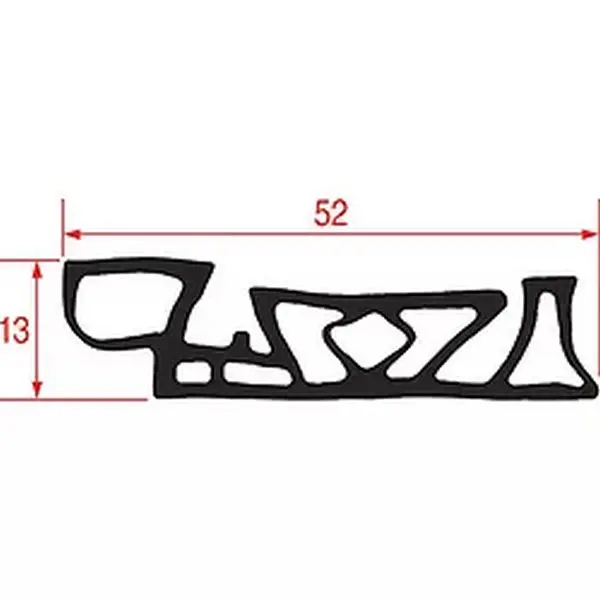 joint-3786503-piecesfrigo-6 Joint arrêt chariot four 775mm profil 4095 Fagor 12028867 RIO530 RT2400194