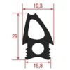 Joint de porte four professionnel 725x475 mm compatible Angelo Po référence Ascaso 285578 Joint porte four 725x475 mm Ascaso 285578