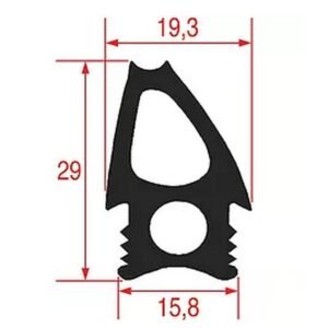 Joint de porte pour four 725x475 mm