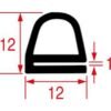 Joint porte four profil 2211 590x470mm Ambassade Joint de porte four profil 2211 590x470mm Ambassade compatible référence GEV 902157 et LF5044773