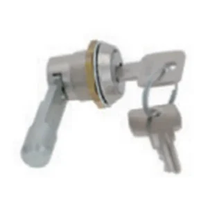 Serrure complète avec clé porte réfrigération 01810 Diam. du cylindre en cm 19x21