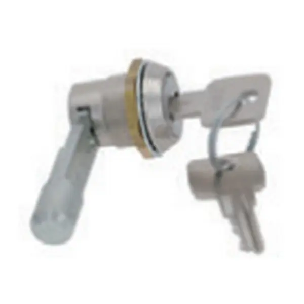 Serrure complète avec clé porte réfrigération 01810 Diam. du cylindre en cm 19x21