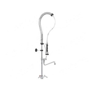 Douchette avec robinet monotrou manettes long bec