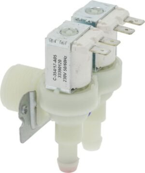 Electrovanne 2 voies 220/240V sortie 10.5mm, durable et compatible lave-vaisselle et lave-batteries, installation facile, filtre intégré pour usage professionnel