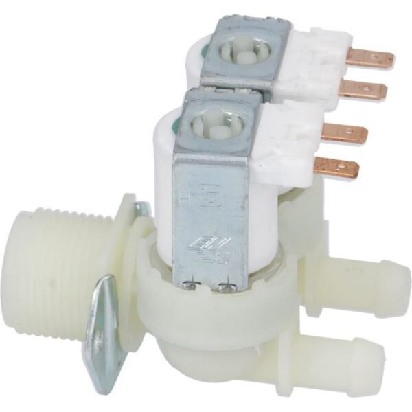 Electrovanne 180° 2 voies 220/240V sortie 10.5mm pour lave-vaisselle professionnel compatible multi-marques pièce CHR fiable haute température