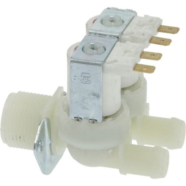 Electrovanne 180° 2 voies 220/240V sortie 14mm pour lave-vaisselle professionnel compatible multi-marques pièce CHR fiable haute température