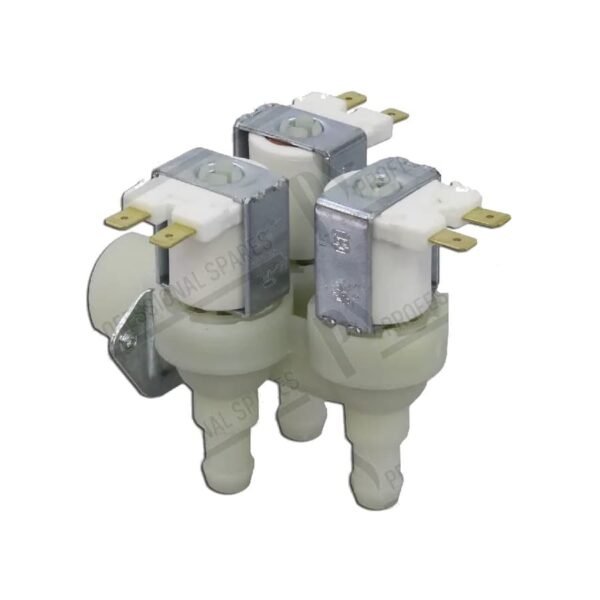 Electrovanne 3 voie 220V sortie 10.5mm professionnelle Electrovanne 90° 3 voie 220/240V sortie 10.5mm avec filtre pour lave-vaisselle professionnel compatible multi-marques pièce CHR fiable haute température