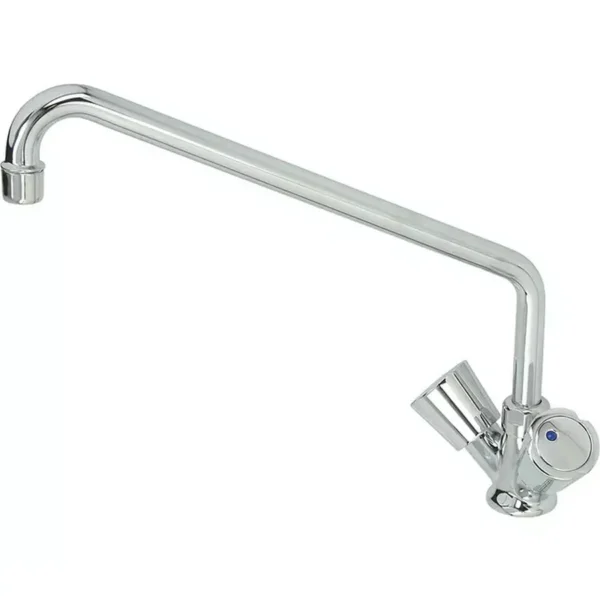 Mélangeur monotrou col de cygne 00101303, robinet à bain d'huile pour cuisine professionnelle avec débit de 20 L/min.