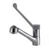 Mélangeur monotrou Klarco STYL 376 mm CHR Mélangeur monotrou Klarco STYL 376 mm avec douchette extractible et levier sanitaire pour CHR