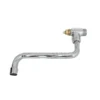 Robinet horizontal Ø 3/4" Zanussi PS300140, avec bec Ø 18x200 mm et raccord Ø 27x19 mm, conçu pour une utilisation dans des équipements professionnels CHR.