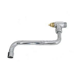 Robinet horizontal Ø 3/4" Zanussi PS300140, avec bec Ø 18x200 mm et raccord Ø 27x19 mm, conçu pour une utilisation dans des équipements professionnels CHR.