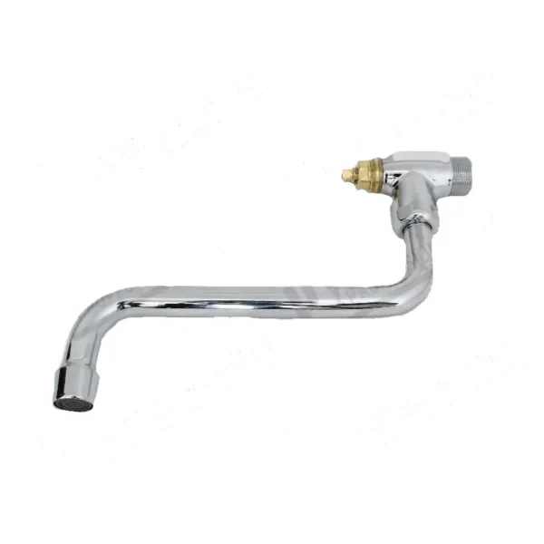 Robinet horizontal Ø 3/4" Zanussi PS300140, avec bec Ø 18x200 mm et raccord Ø 27x19 mm, conçu pour une utilisation dans des équipements professionnels CHR.