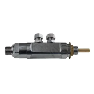 Block robinet mélangeur RDF IN Ø 1/2", OUT Ø 3/8", dimensions 200x40x60 mm, pièce détachée pour équipements professionnels CHR.