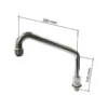Bec de débit Zanussi 032861 18x200 mm pour robinetterie professionnelle CHR Electrolux