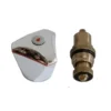 Manette symbol rouge tête à clapet 3/4" KLARCO 0P.VK13/R