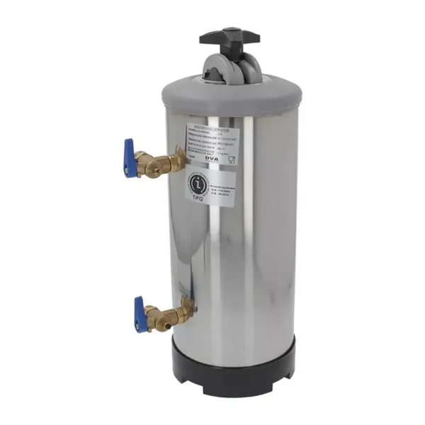 Adoucisseur eau 12L inox CHR 3/4 0S0330 Adoucisseur eau 12 litres inox professionnel 3/4 traitement anti calcaire cuisine CHR