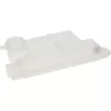 Réservoir à air 260x170x60 mm CHR 3 raccords Réservoir à air 260x170x60 mm lave-vaisselle professionnel CHR triple raccord pression