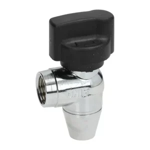 Robinet de vidange huile 90° G 1/2F laiton chromé pour équipements CHR professionnels