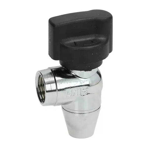 Robinet de vidange huile 90° G 1/2F laiton chromé pour équipements CHR professionnels